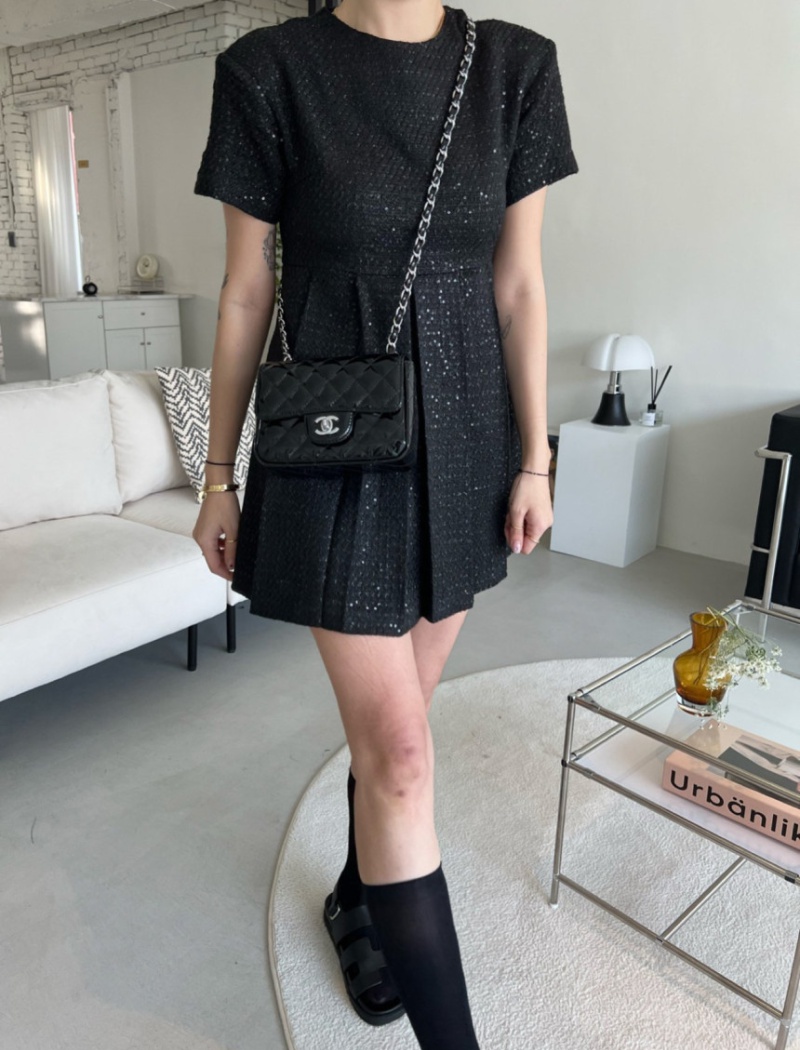 France style chanelstyle sequins dress