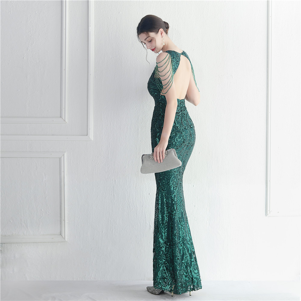 Beading prom long wedding colors sequins dress