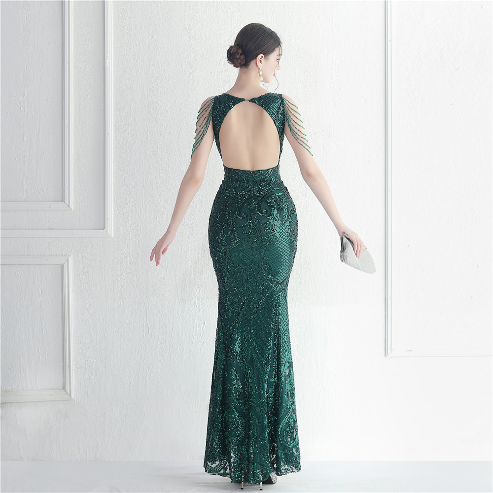 Beading prom long wedding colors sequins dress