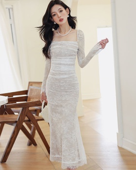 Spring and summer package hip dress lace formal dress for women