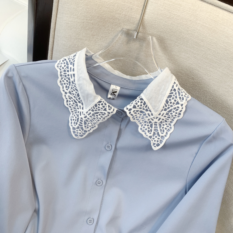 Korean style Western style tops spring shirt