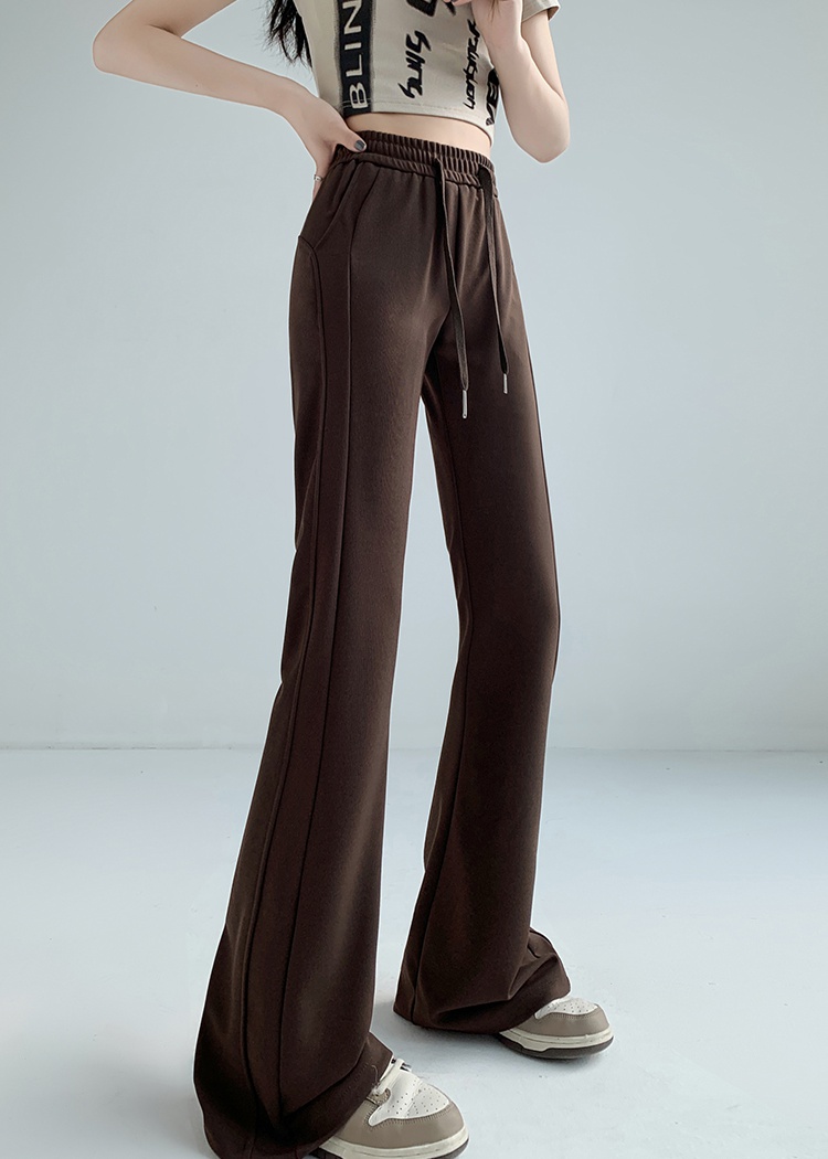 Lengthen slim casual pants American style pants for women