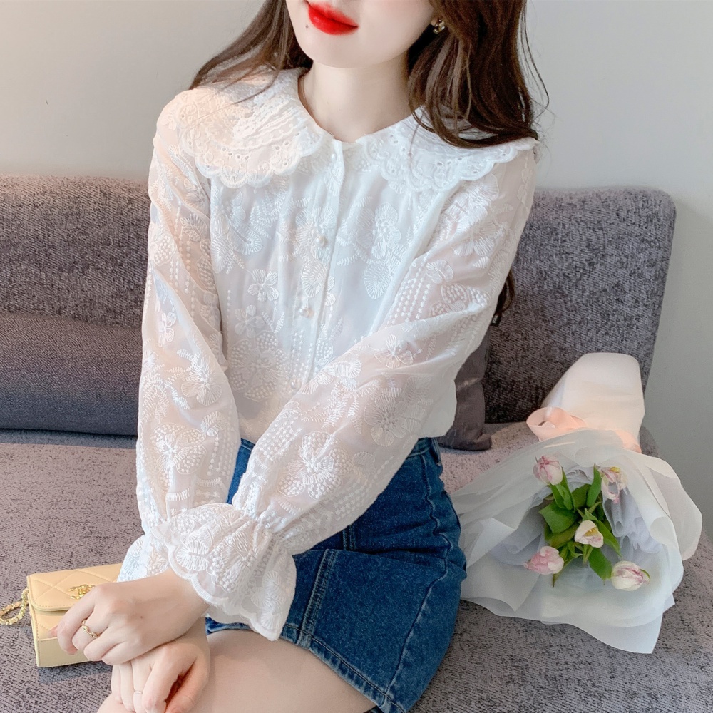 Western style bottoming shirts temperament spring shirt
