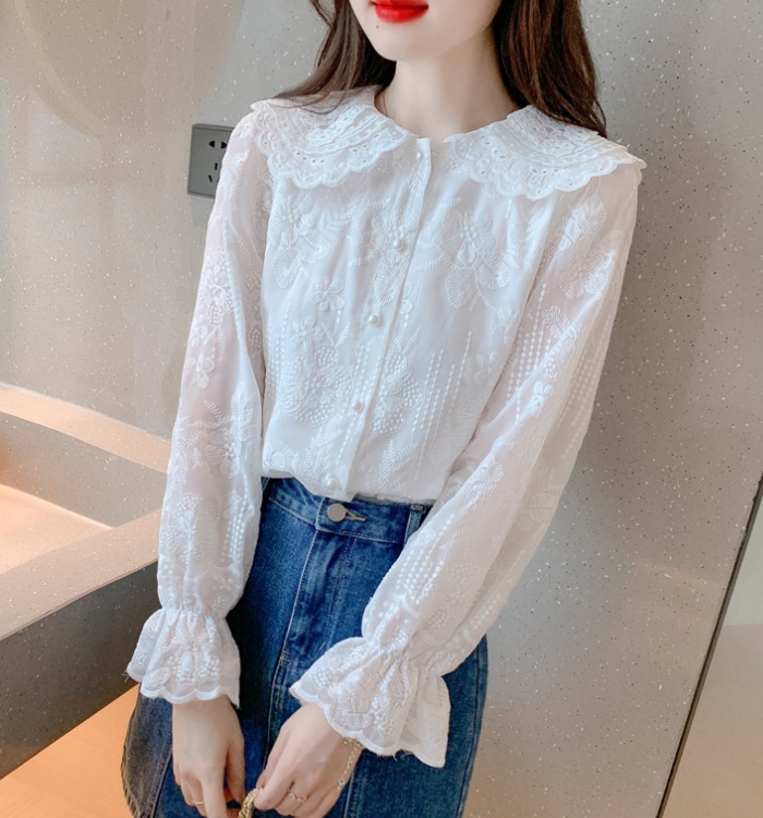 Western style bottoming shirts temperament spring shirt