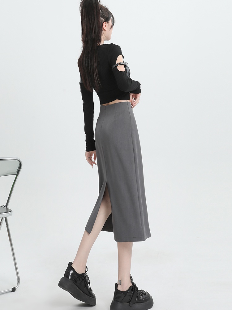 Long business suit slim skirt for women