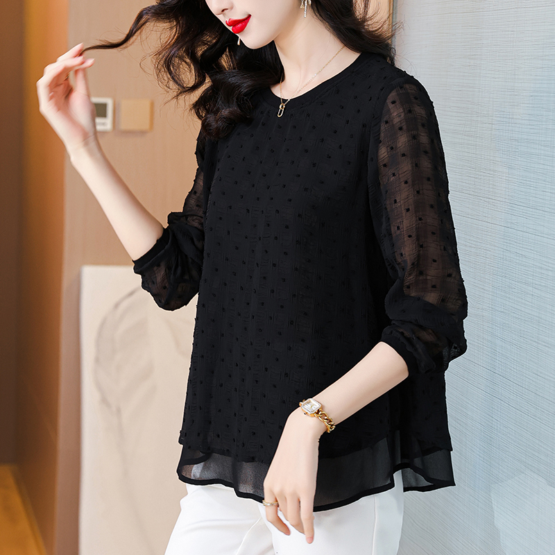 Intellectuality small shirt spring shirt for women