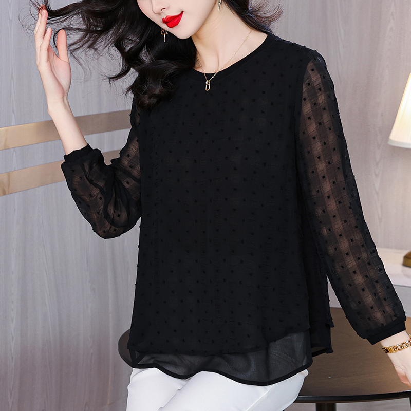 Intellectuality small shirt spring shirt for women
