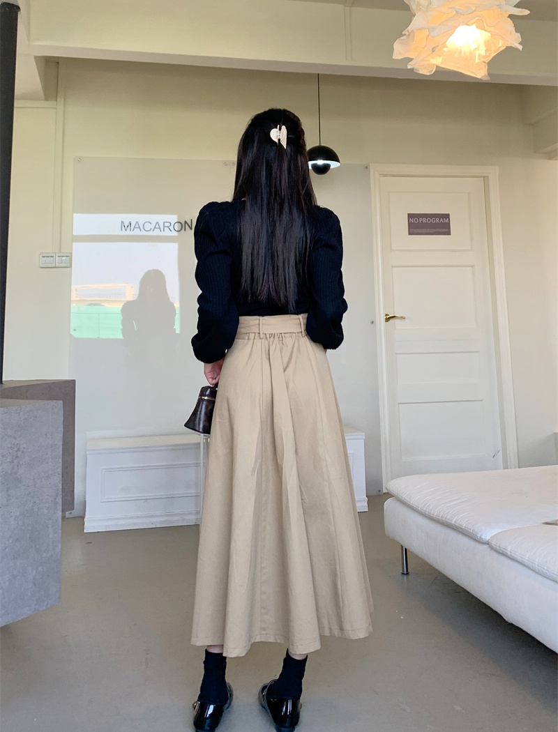 France style bow spring temperament skirt