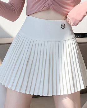 All-match pleated short skirt high waist skirt for women