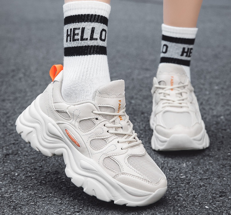 Casual all-match portable clunky sneaker for women