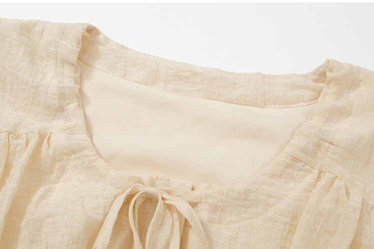 France style summer shorts A-line shirt a set for women