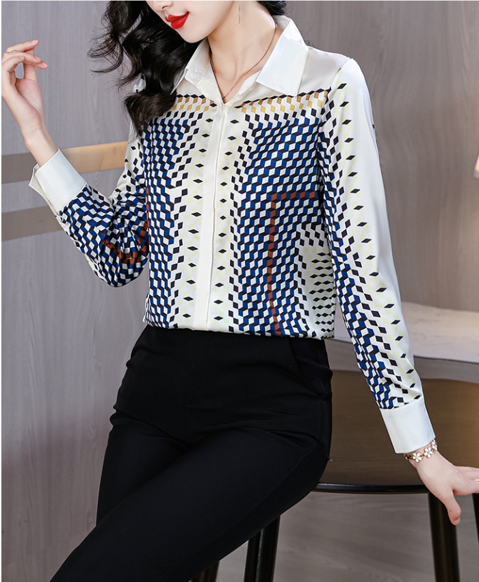 Fashion all-match spring and autumn shirt for women