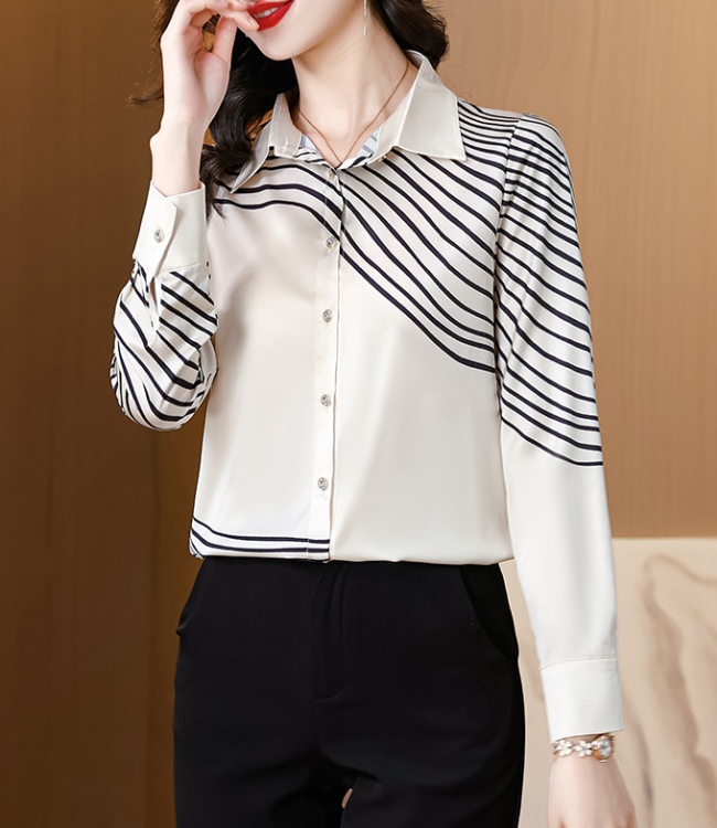 All-match spring and autumn shirt for women