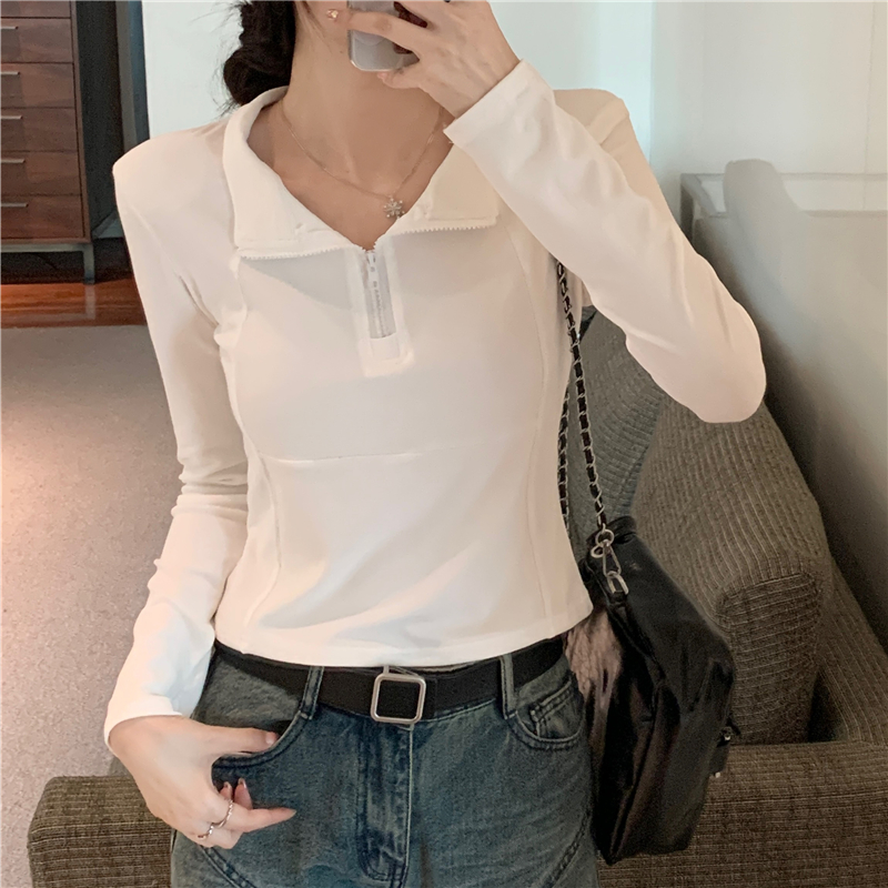 Spring pure T-shirt pure cotton tops for women