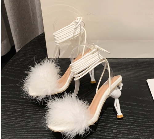 Sexy open toe high-heeled shoes elmo summer sandals