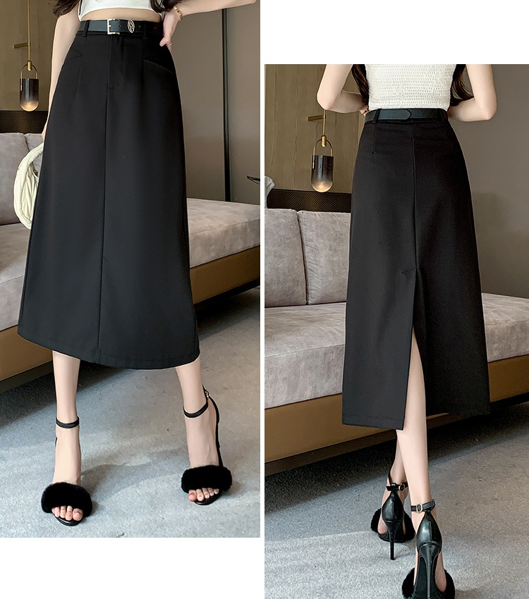Retro A-line business suit Casual long dress for women