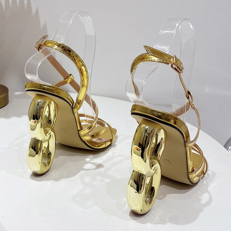 Cingulate high-heeled high-heeled shoes fashion sandals for women