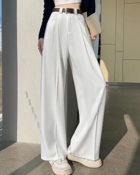 Straight mopping business suit loose wide leg pants for women