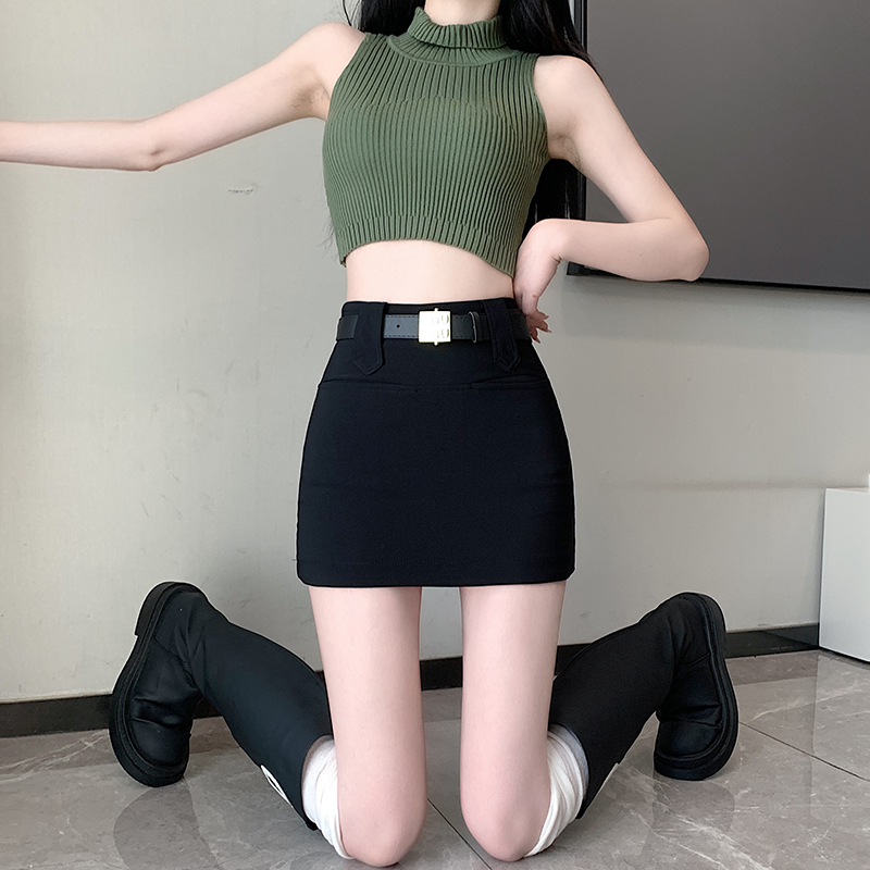 High waist skirt Korean style short skirt for women