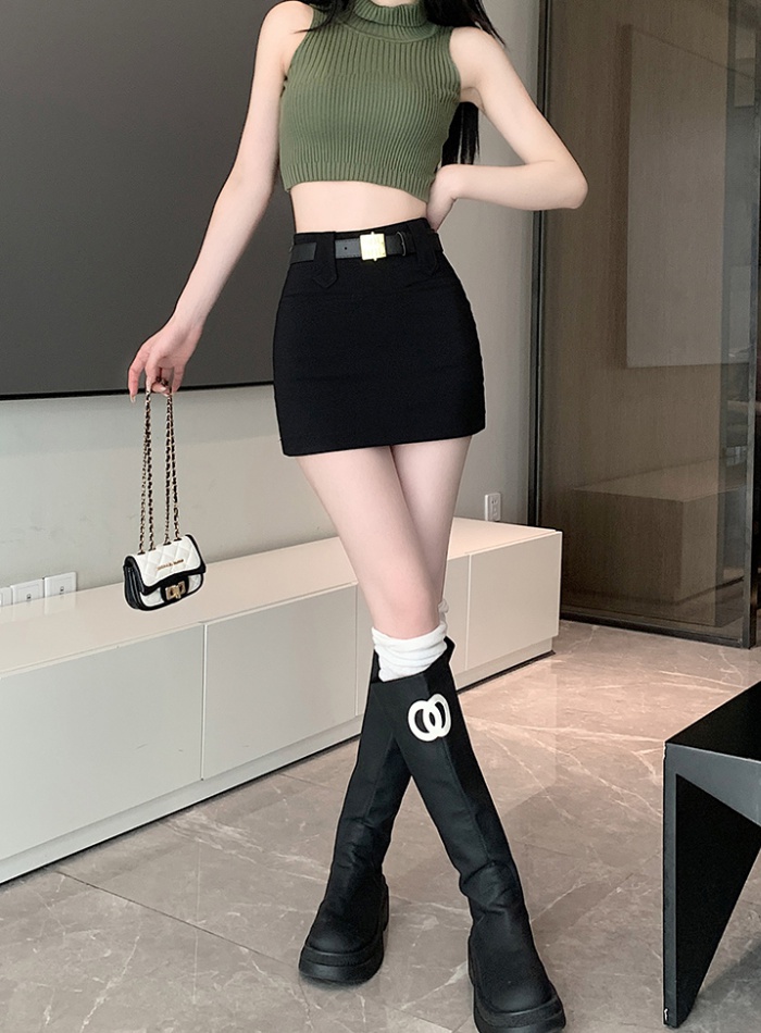 High waist skirt Korean style short skirt for women