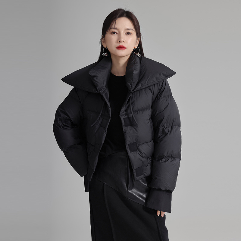 Small fellow bread clothing thick coat for women