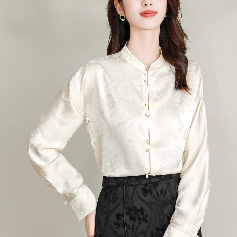 Chinese style cstand collar temperament Han clothing tops