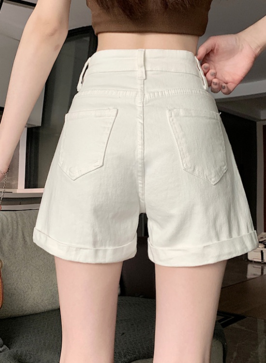 High elastic denim all-match shorts simple spicegirl leggings