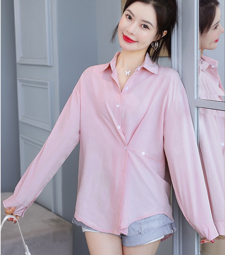 Loose shirt spring and summer tops for women