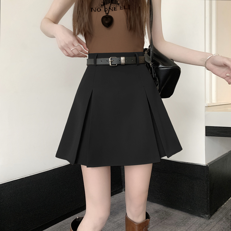 Spring and summer culottes slim belt for women