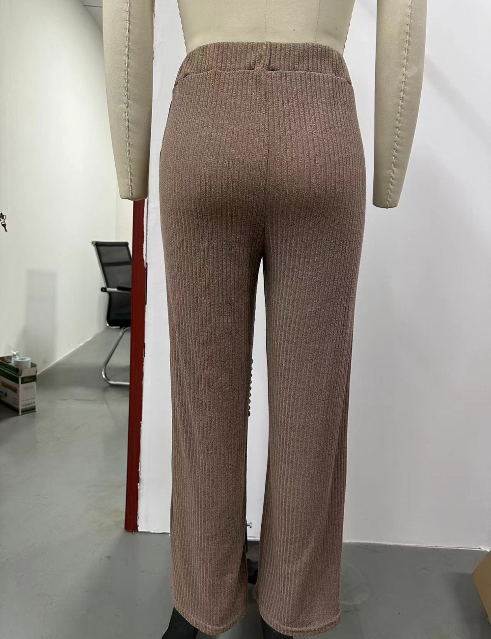 European style Casual pit stripe loose fashion long pants