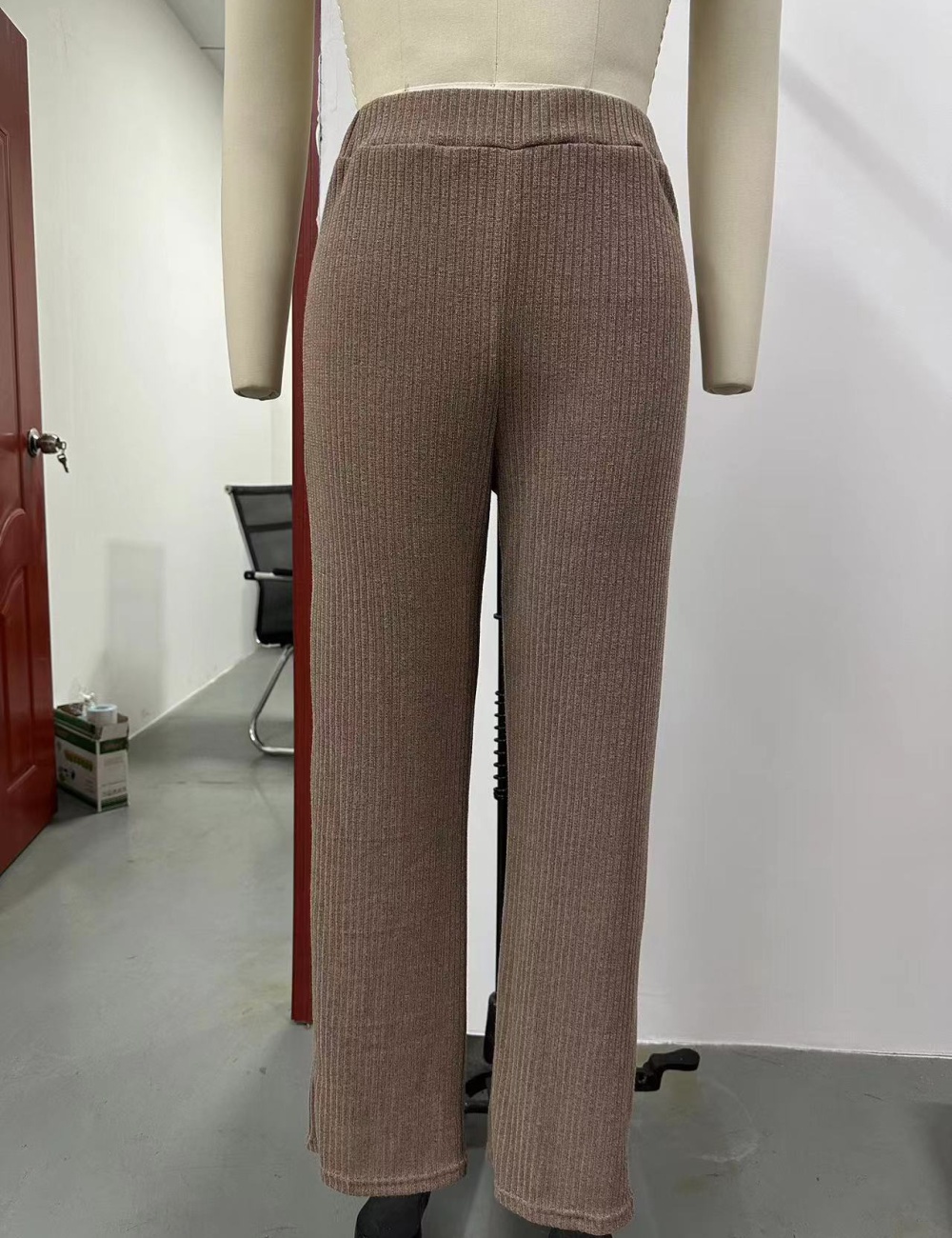 European style Casual pit stripe loose fashion long pants