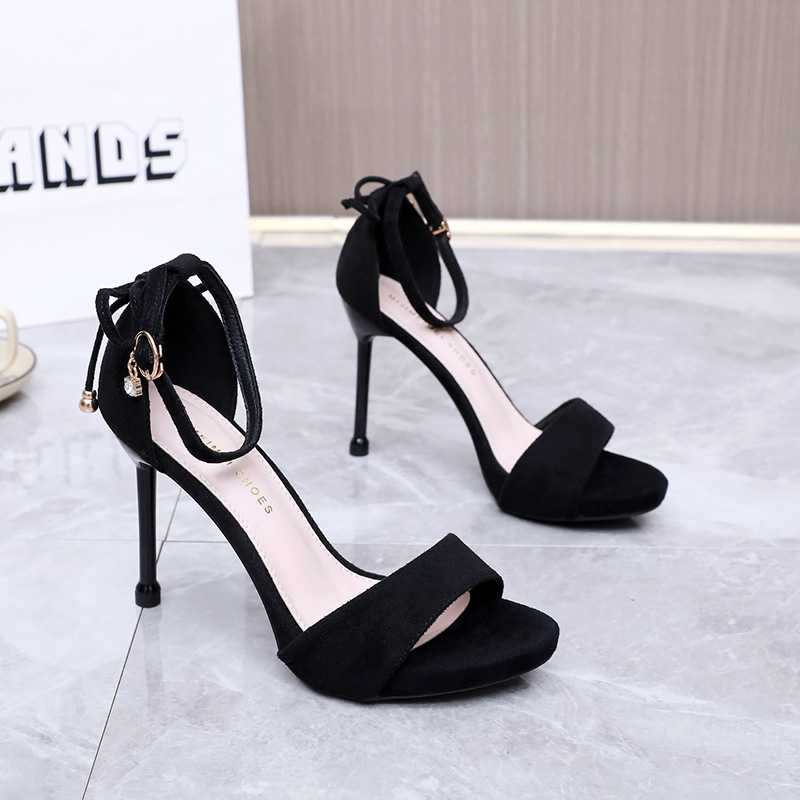 Summer sandals fine-root high-heeled shoes