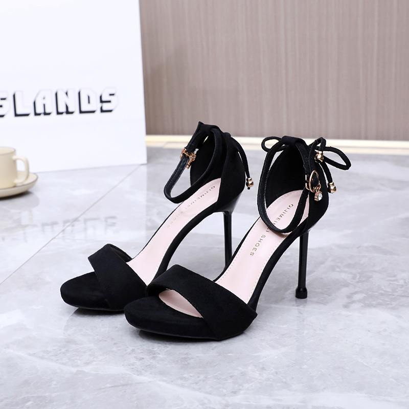 Summer sandals fine-root high-heeled shoes