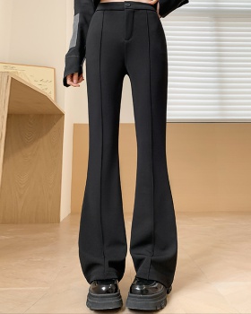 Spring drape pants slim high waist suit pants for women