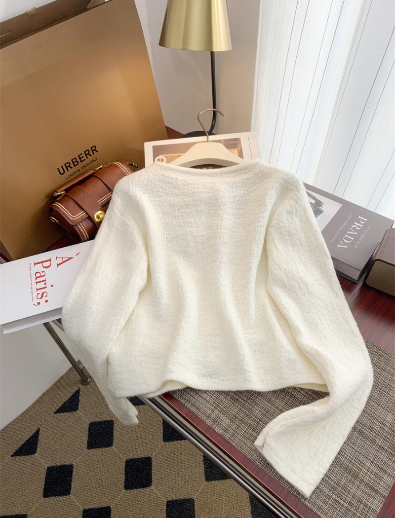 Short liangsi sweater double-breasted coat for women