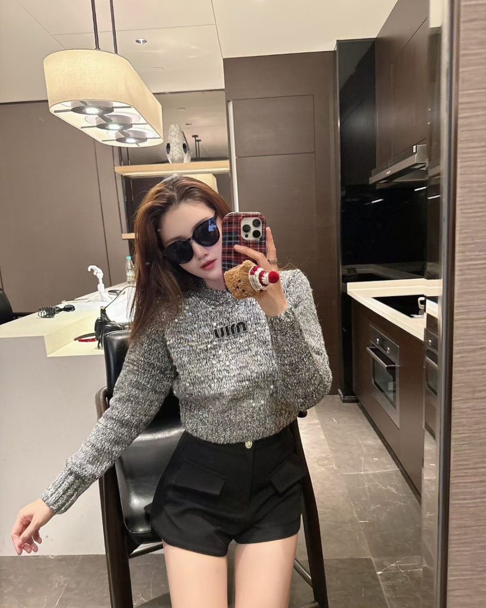 Long sleeve pullover loose tops winter fashion sweater