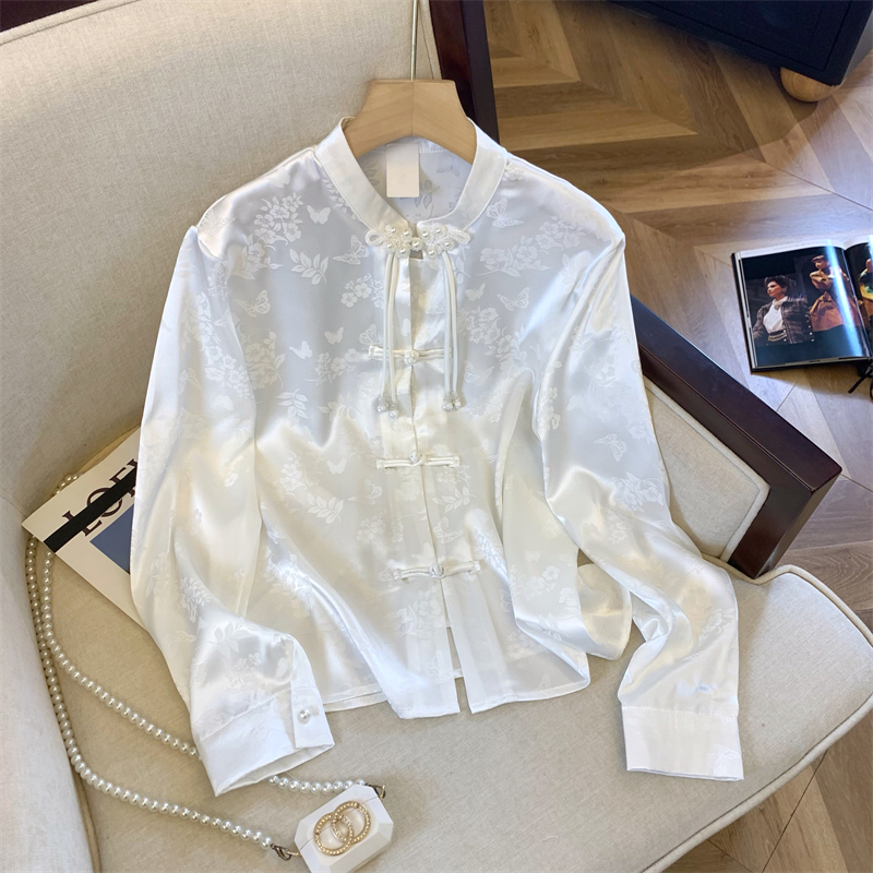 France style spring tops temperament shirt for women