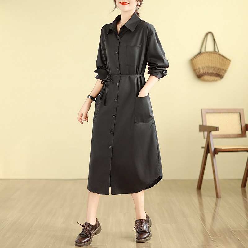 Large yard long spring and summer shirt for women