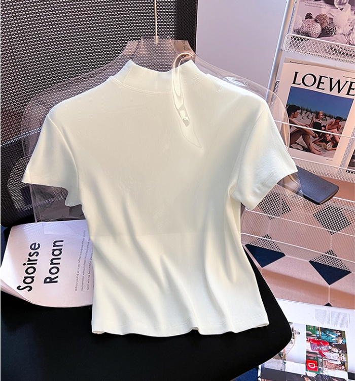 Spring and summer T-shirt bottoming shirt for women
