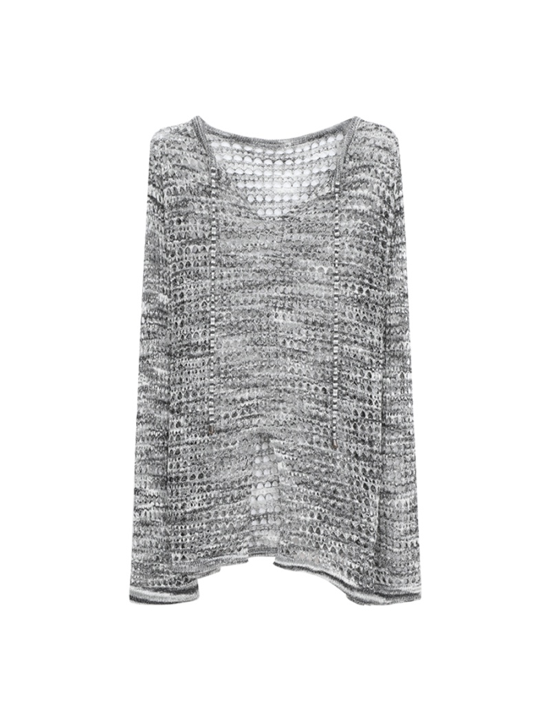 Knitted loose tops sunscreen shirts for women