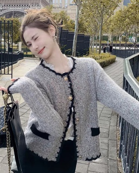Chanelstyle knitted sweater temperament cardigan