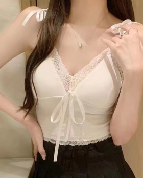 Ice silk sexy spring and summer bandage vest for women