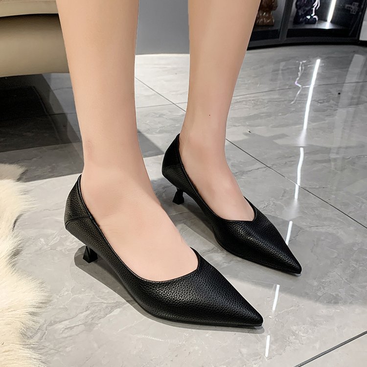Fashion low high-heeled shoes wear shoes for women