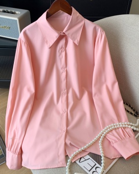 Spring and autumn commuting shirt Casual tops for women