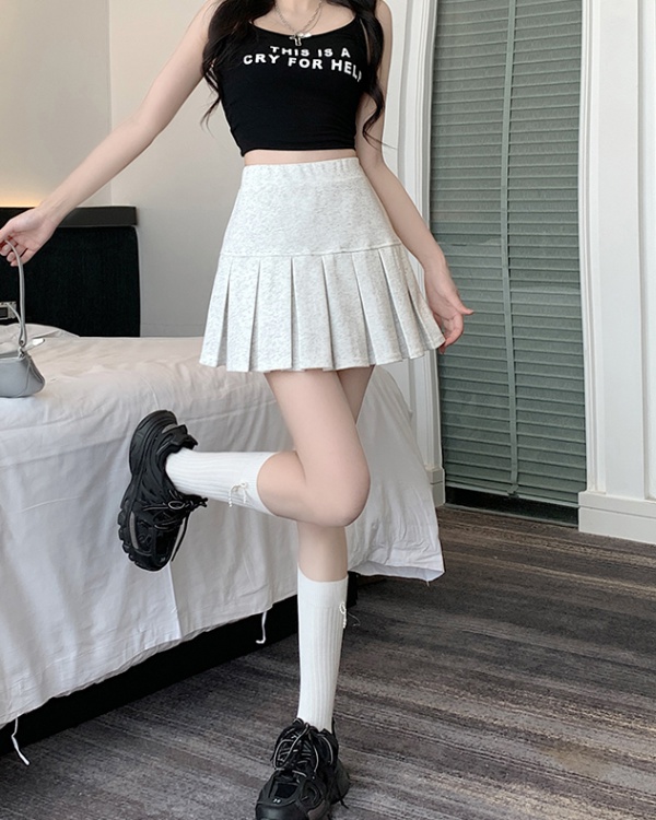 College style short skirt show young skirt for women
