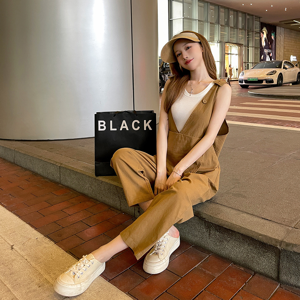 Spring and summer casual pants jumpsuit for women
