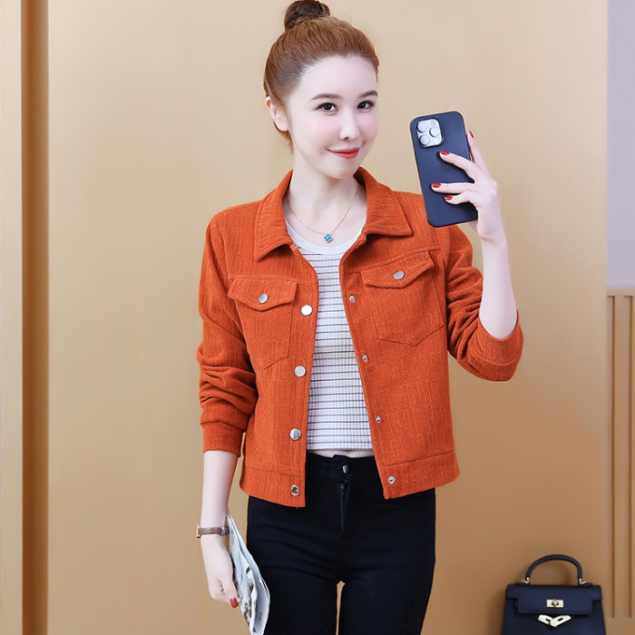 Spring and autumn hoodie Casual jacket for women