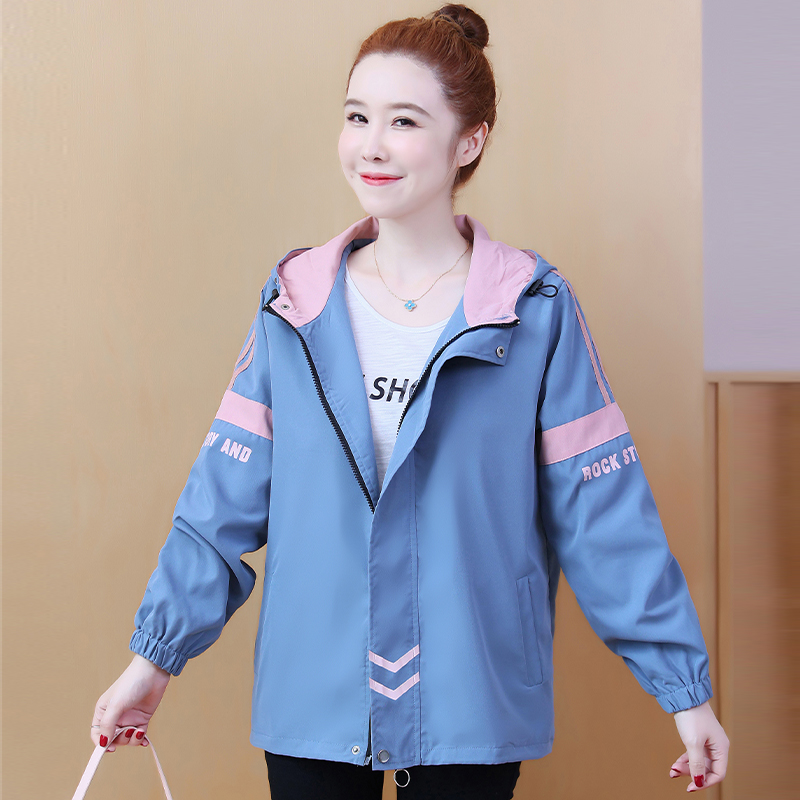 American style loose tops retro sports technical jacket