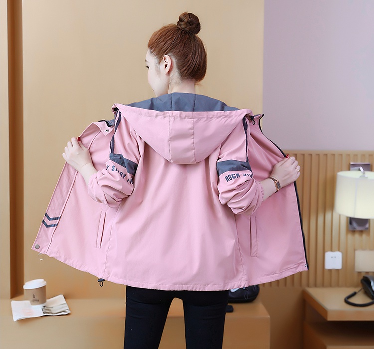 American style loose tops retro sports technical jacket