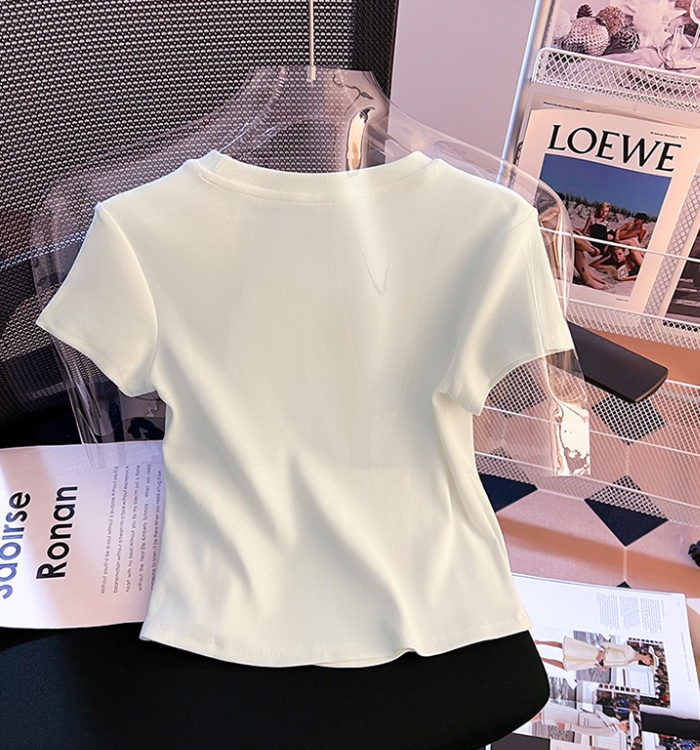 Short sleeve summer T-shirt for women